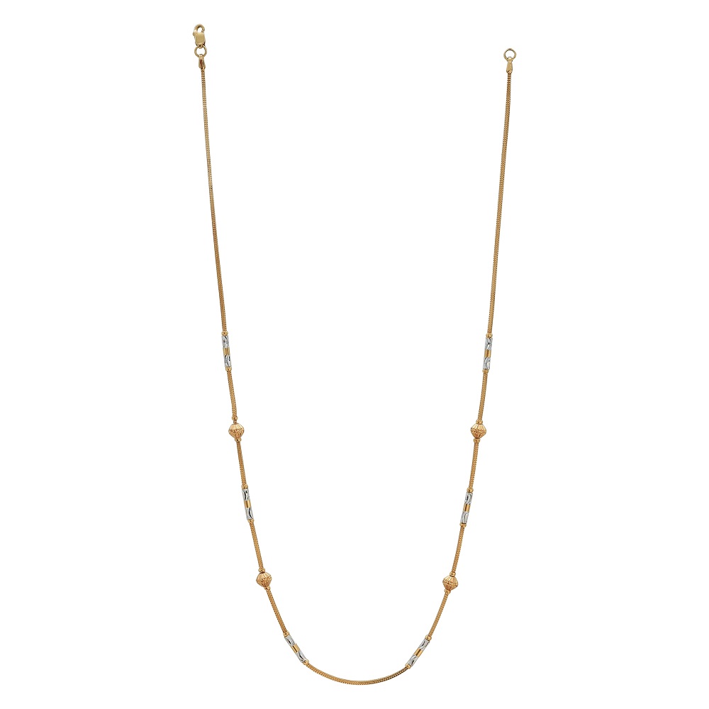 Günlük Kullanım için 22 Ayar Altın Rodyum Boncuk Kolye Günlük Kullanım için 22 Ayar Altın Rodyum Boncuk Kolye