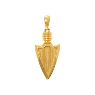 Golden Arrowhead Pendant | 22ct Gold Golden Arrowhead Pendant | 22ct Gold