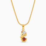 22ct Gold Ganesh Rudraksha Pendant