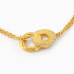 22ct Gold Interlinked Kreis Armband