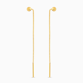 22ct Gold Sui Dhaga Bead Earring UK 22ct Gold Sui Dhaga Bead Earring UK