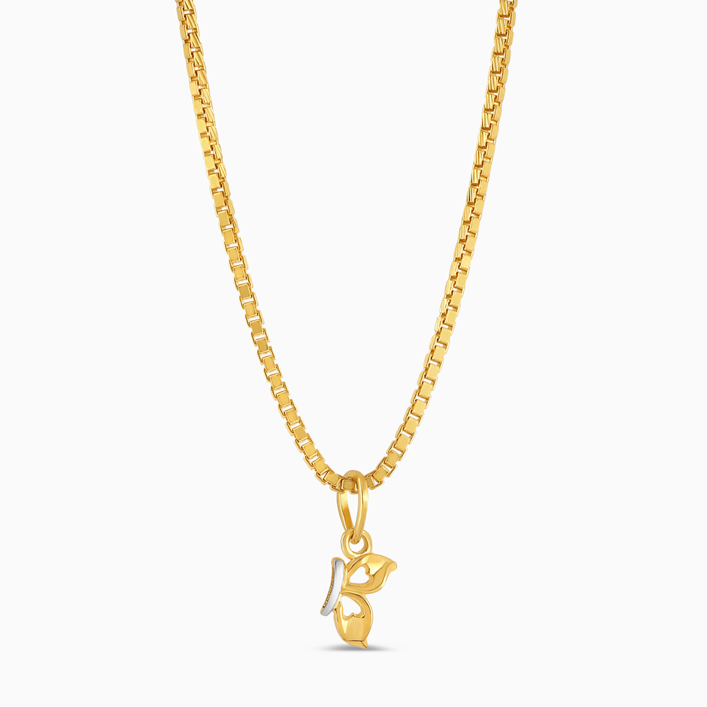 قلادة جناح الفراشة | 22 قيراط قلادة جناح الفراشة | 22 قيراط