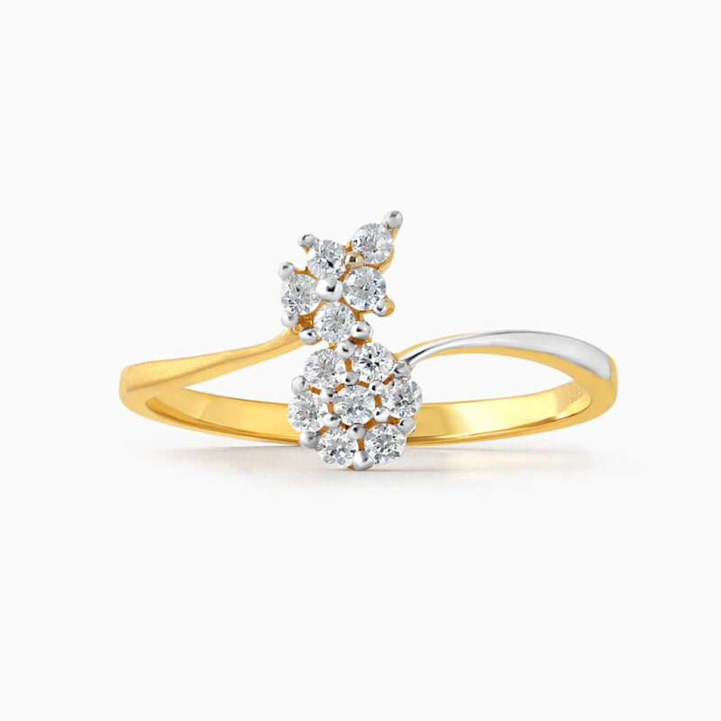 22ct Gold Radiant CZ Ring
