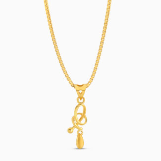 22ct Gold Modern Drop Pendant 22ct Gold Modern Drop Pendant