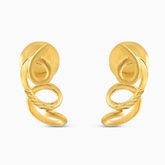 22ct Gold Sculpted Loop Stud Earrings 22ct Gold Sculpted Loop Stud Earrings