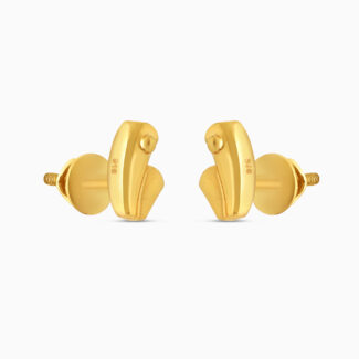 22ct Gold Contour Stud Earrings 22ct Gold Contour Stud Earrings