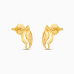 أقراط بيزلي مرصعة بالذهب عيار 22 قيراط أقراط بيزلي مرصعة بالذهب عيار 22 قيراط