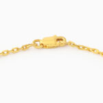 22ct Gold Spaced Perlenarmband für Damen