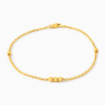 Minimalistisches Armband aus 22 Karat Gelbgold