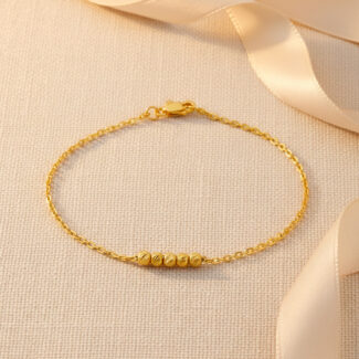22ct Gold Beaded Bracelet for Women 22ct Gold Beaded Bracelet for Women