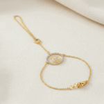 22ct Gold CZ Hand Kette Poncha 22ct Gold CZ Hand Kette Poncha