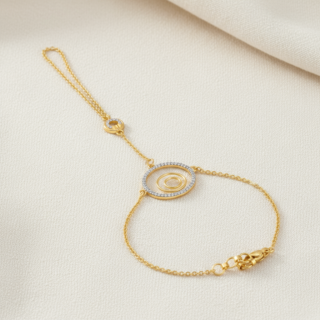 سلسلة يدوية من الذهب عيار 22 قيراط CZ قلادة يدوية من الذهب عيار 22 قيراط سلسلة يدوية من الذهب عيار 22 قيراط CZ قلادة يدوية من الذهب عيار 22 قيراط