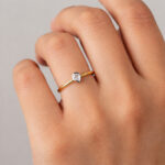 22ct Yellow Gold CZ Ring