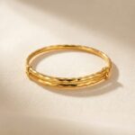 Adjustable 22ct Gold Bangle for Infants