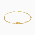 Kadınlar için 22 ayar altın ince boncuklu bileklik Kadınlar için 22 ayar altın ince boncuklu bileklik