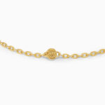 22ct Gold Dotted Bead Chain Bracelet 22ct Gold Dotted Bead Chain Bracelet