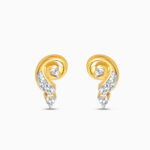 22ct Gold Sparkle Studs with CZ