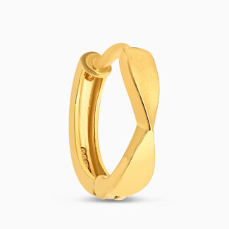 22ct Gold Twisted Hoop Earrings 22ct Gold Twisted Hoop Earrings