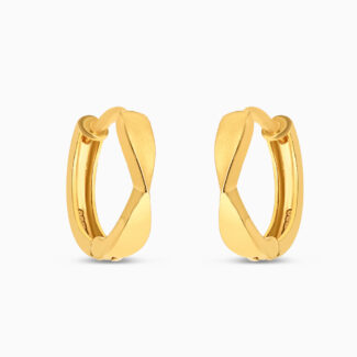 22ct Gold Twisted Hoop Earrings 22ct Gold Twisted Hoop Earrings