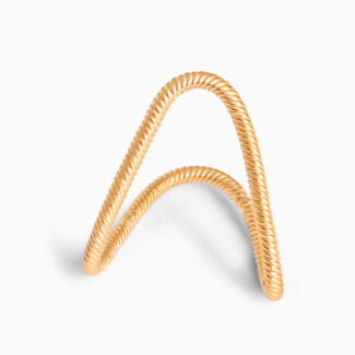 22ct Sunrise Gold Zariya Vanki Ring | Size R