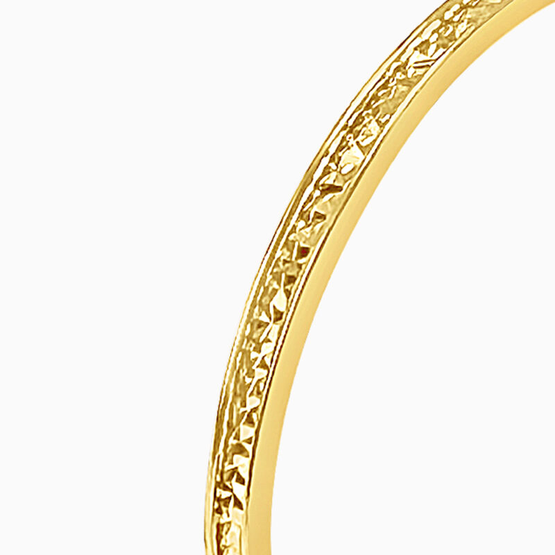 22 Karat Gold strukturierter Babyarmreif 22 Karat Gold strukturierter Babyarmreif