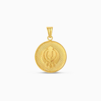 22ct Gold Sikh Khanda Pendant 22ct Gold Sikh Khanda Pendant