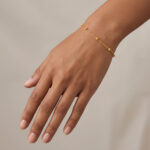 22ct Gold Fine Bead Chain Bracelet 22ct Gold Fine Bead Chain Bracelet