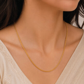 22ct Gold Flat Pattern Chain | 18 Inch 22ct Gold Flat Pattern Chain | 18 Inch