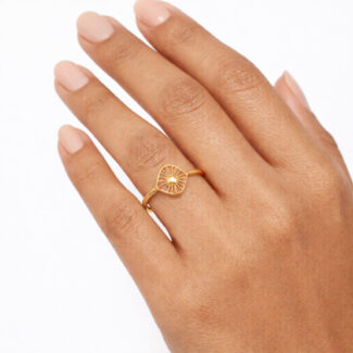 22ct Gold Sunburst Open Ring 22ct Gold Sunburst Open Ring