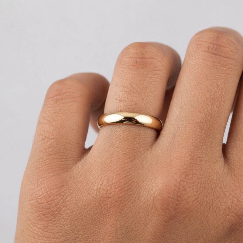 22 Ayar Sunrise Altın 4mm Düz Alyans 22 Ayar Sunrise Altın 4mm Düz Alyans