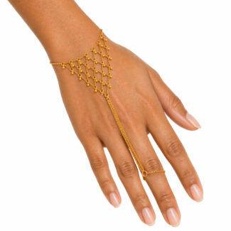 22ct Sunrise Gold Tassel Poncha