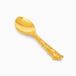 22ct Gold Baby Spoon – Engraved Handle