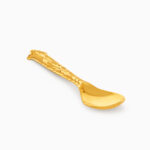 22ct Gold Baby Spoon – Engraved Handle