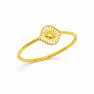 22ct Gold Sunburst Open Ring 22ct Gold Sunburst Open Ring