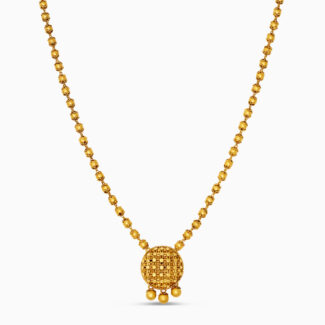 22ct Gold Armari Lattice Drop Necklace