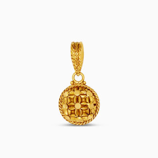 22ct Gold Armari Floral Disc Pendant 22ct Gold Armari Floral Disc Pendant