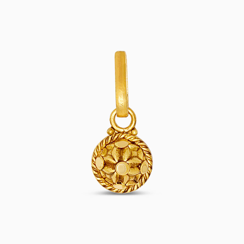 22ct Gold Armari Twist Wire Mini Floral Pendant 22ct Gold Armari Twist Wire Mini Floral Pendant
