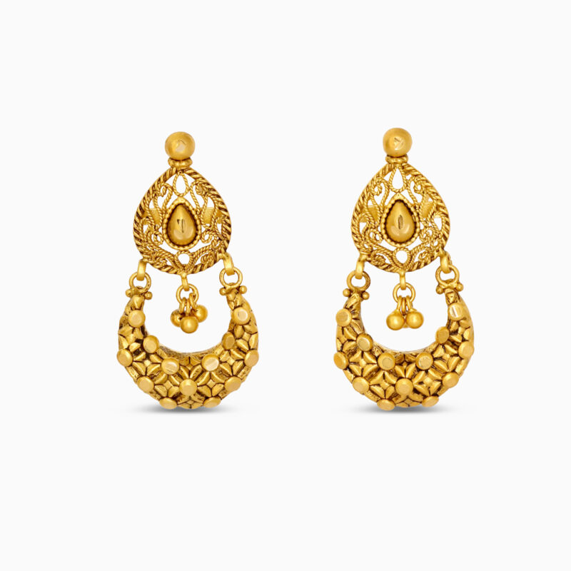 22ct Gold Armari Crescent Drop Earrings 22ct Gold Armari Crescent Drop Earrings