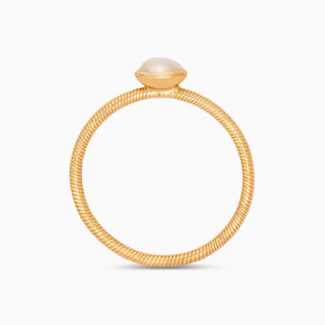22ct Sunrise Gold Pearl Zariya Ring