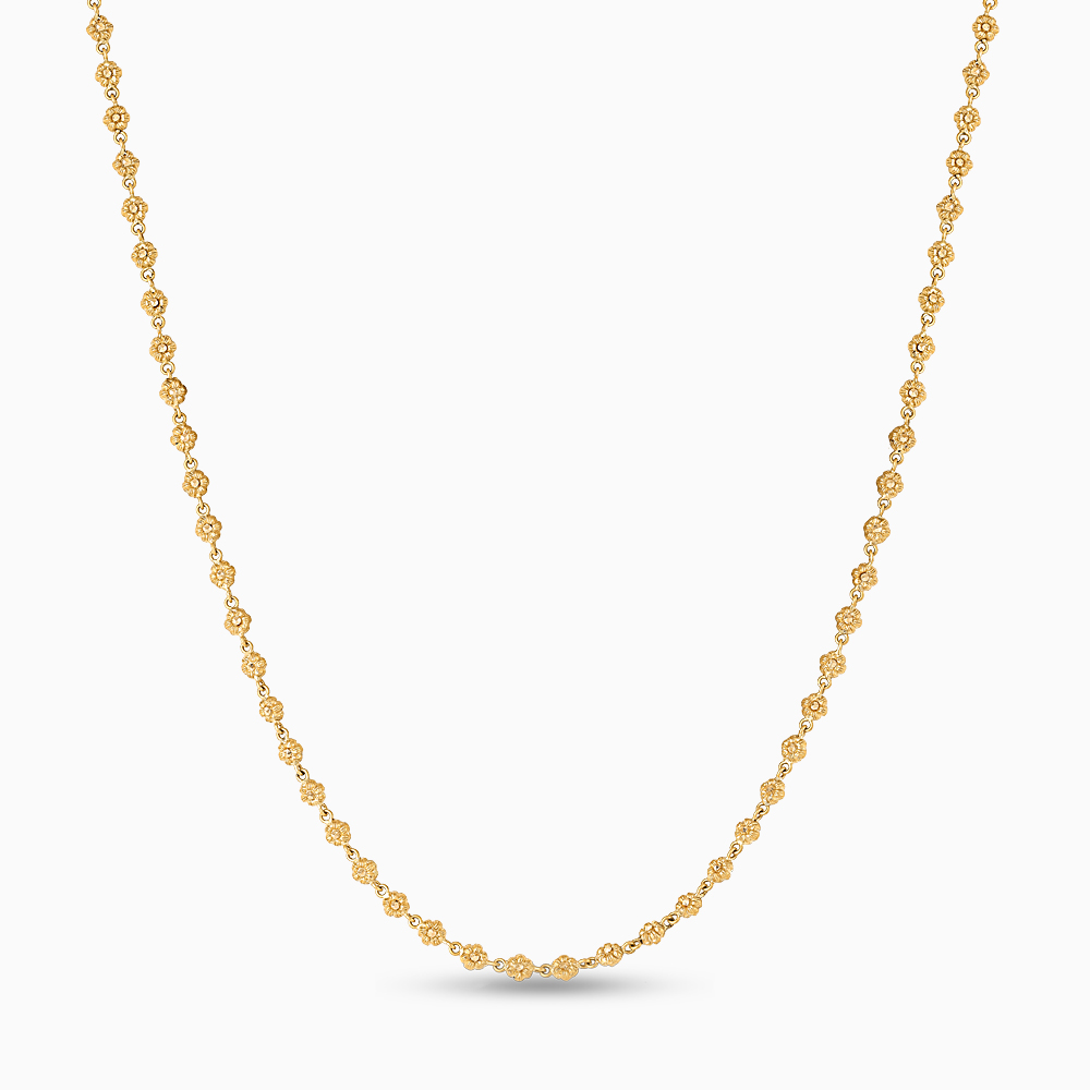 22 Ayar Altın Rozet Garland Mala Kolye 22 Ayar Altın Rozet Garland Mala Kolye