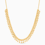 22ct Gold Floral Rosette Necklace | 16 Inch