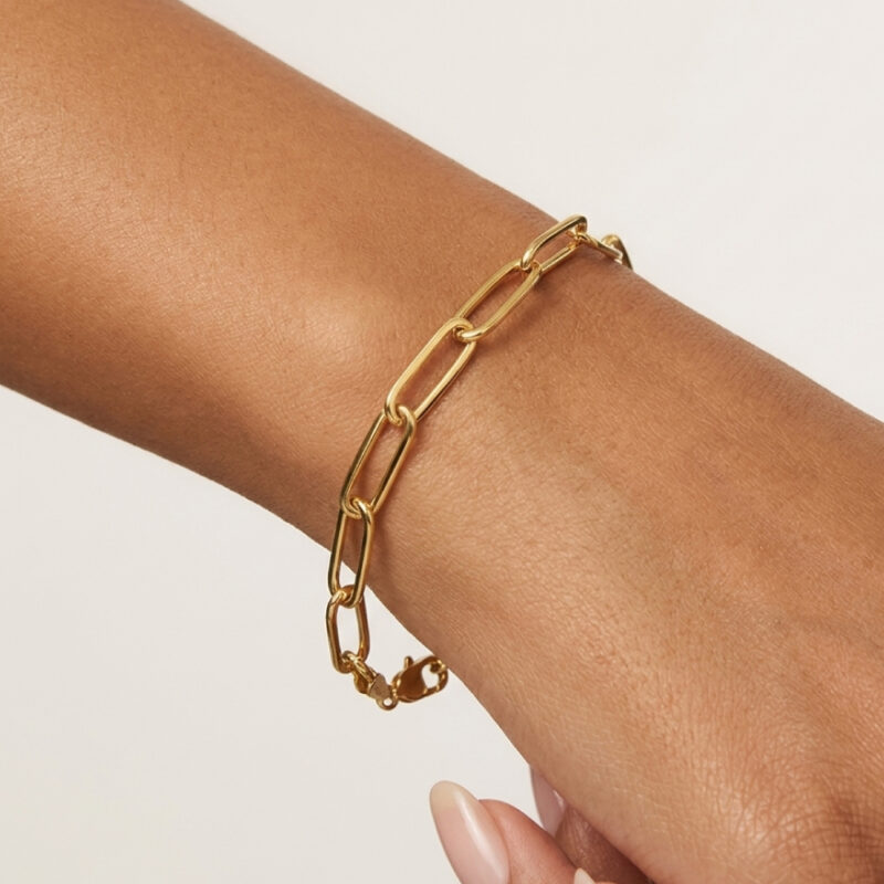 22ct Gold Modernes Gliederarmband | 7 Zoll