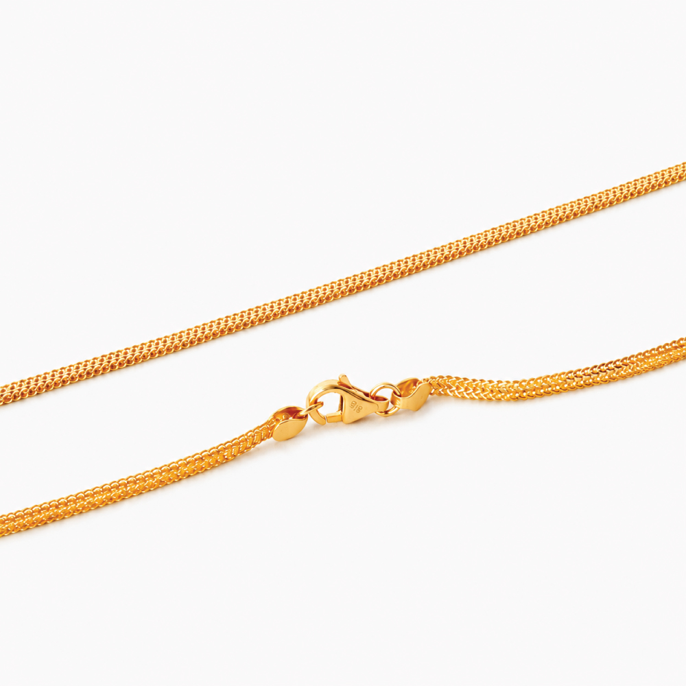 22ct Gold Flat Pattern Chain | 16 Inches 22ct Gold Flat Pattern Chain | 16 Inches