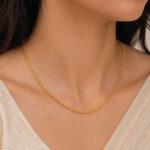 22ct Gold Flat Pattern Chain | 16 Inches 22ct Gold Flat Pattern Chain | 16 Inches