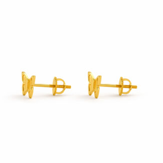 22ct Gold Petite Butterfly Studs