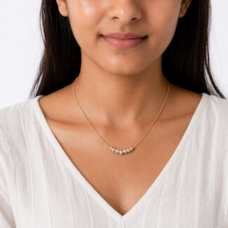 22ct Yellow Gold Beaded Necklace