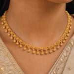 22ct Sunrise Gold Rosette Cascade Necklace | 16 Inches 22ct Sunrise Gold Rosette Cascade Necklace | 16 Inches