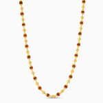 22ct Gold Rudraksha Mala with Gold Beads | 26 Inch