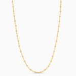 سلسال تولسي مالا ذهبي تقليدي من الذهب عيار 22 قيراط سلسال تولسي مالا ذهبي تقليدي من الذهب عيار 22 قيراط