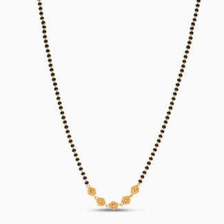 22ct Sunrise Gold Floral Mangalsutra